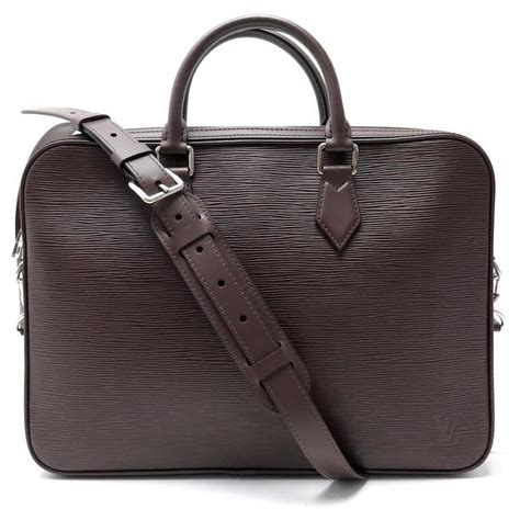 Louis Vuitton Dandy MM Epi Leather Briefcase on SALE 